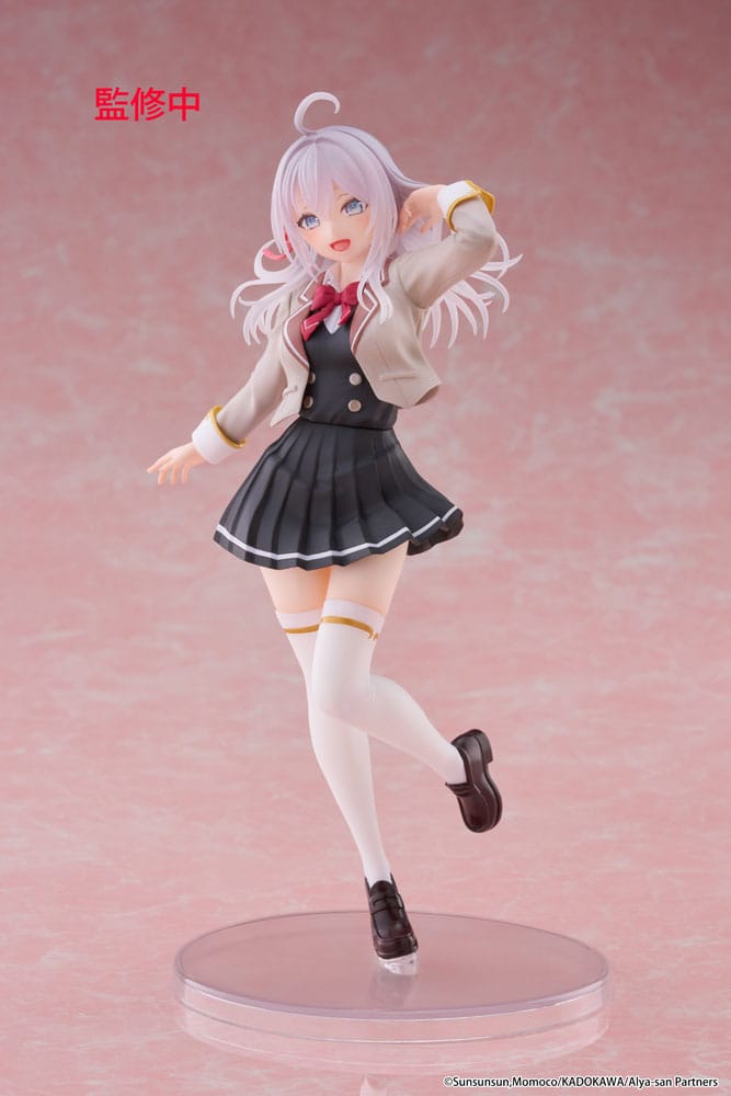 Alya Sometimes Hides Her Feelings in Russian Coreful PVC Statue Alya School Uniform Ver. 18 cm Prizefiguren Yokina