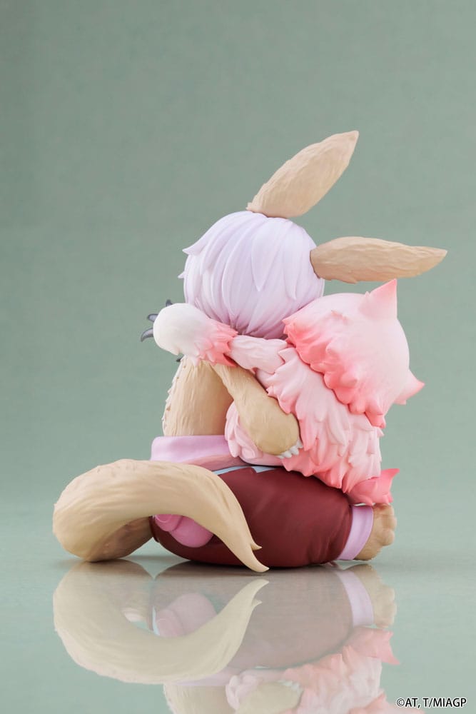 Made in Abyss: The Golden City of the Scorching Sun PVC Statue Desktop Cute Figure Nanachi & Mitty Reissue 13 cm Prizefiguren Yokina
