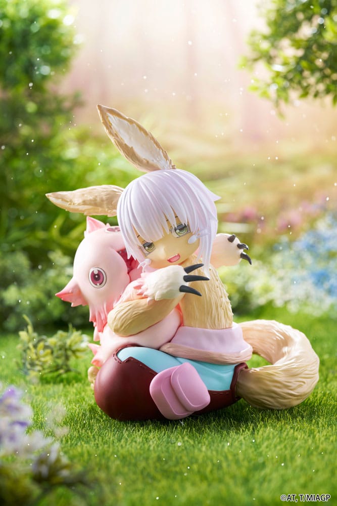 Made in Abyss: The Golden City of the Scorching Sun PVC Statue Desktop Cute Figure Nanachi & Mitty Reissue 13 cm Prizefiguren Yokina