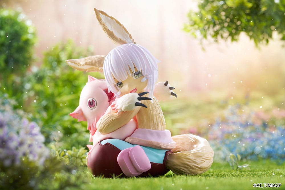 Made in Abyss: The Golden City of the Scorching Sun PVC Statue Desktop Cute Figure Nanachi & Mitty Reissue 13 cm Prizefiguren Yokina