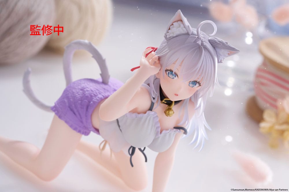 Alya Sometimes Hides Her Feelings in Russian PVC Statue Desktop Cute Figure Alya Cat Ear Roomwear Ver. 13 cm Prizefiguren Yokina