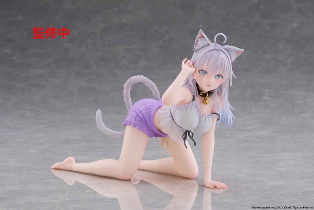 Alya Sometimes Hides Her Feelings in Russian PVC Statue Desktop Cute Figure Alya Cat Ear Roomwear Ver. 13 cm Prizefiguren Yokina