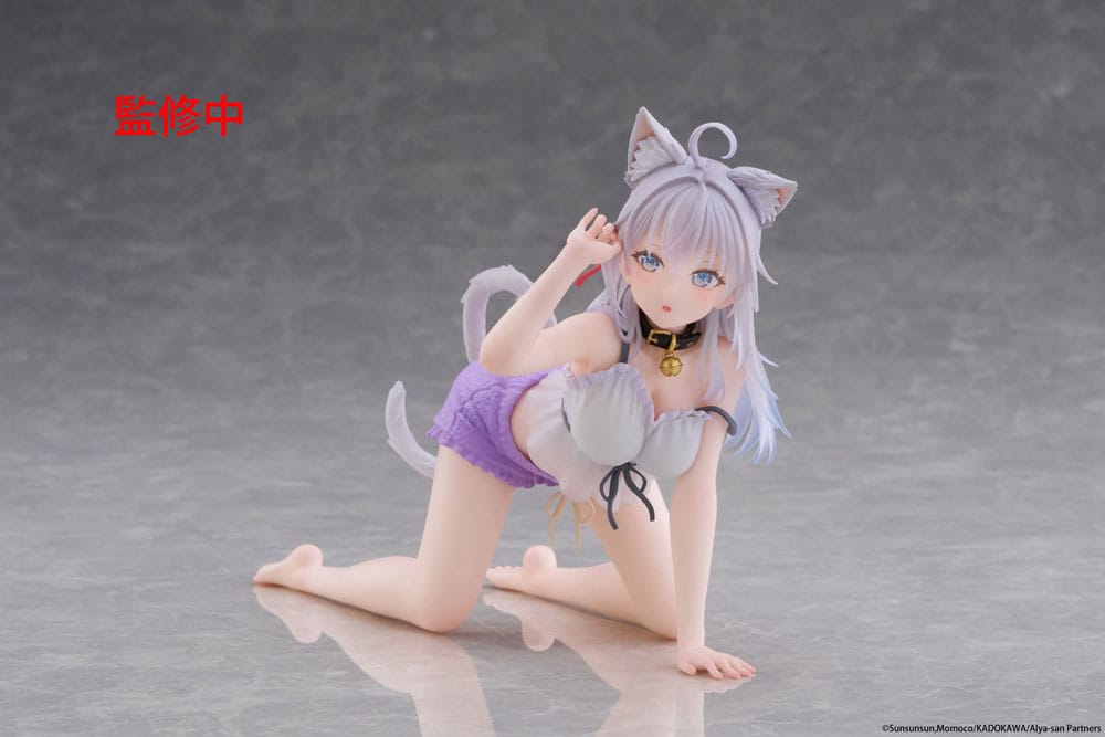 Alya Sometimes Hides Her Feelings in Russian PVC Statue Desktop Cute Figure Alya Cat Ear Roomwear Ver. 13 cm Prizefiguren Yokina