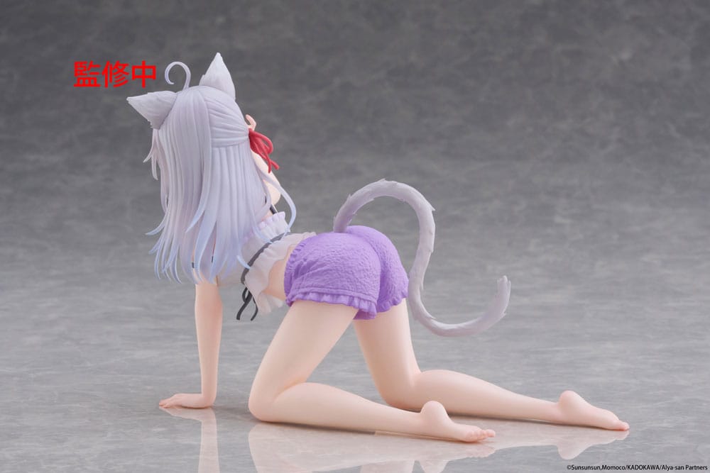 Alya Sometimes Hides Her Feelings in Russian PVC Statue Desktop Cute Figure Alya Cat Ear Roomwear Ver. 13 cm Prizefiguren Yokina