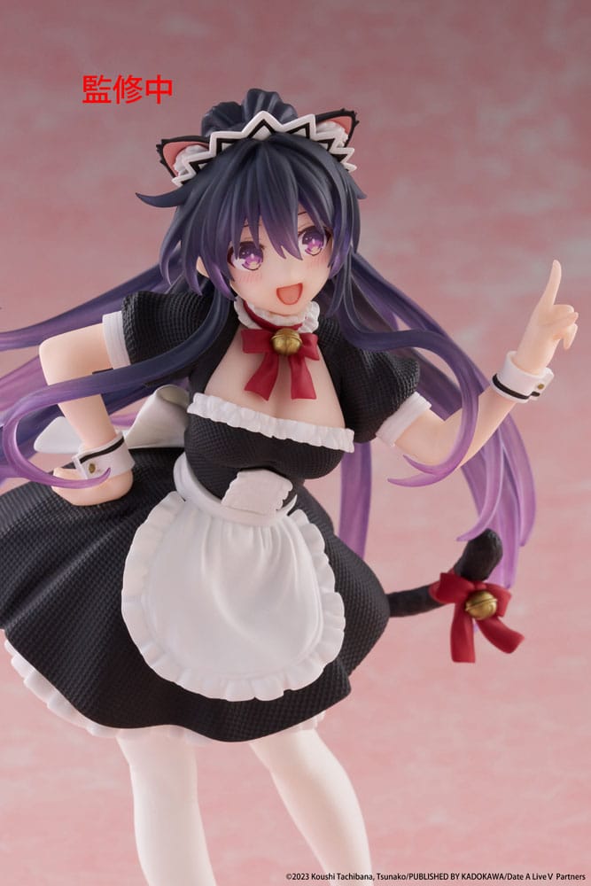 Date A Live V Coreful PVC Statue Tohka Yatogami Cat Ear Maid Ver. 18 cm Prizefiguren Yokina