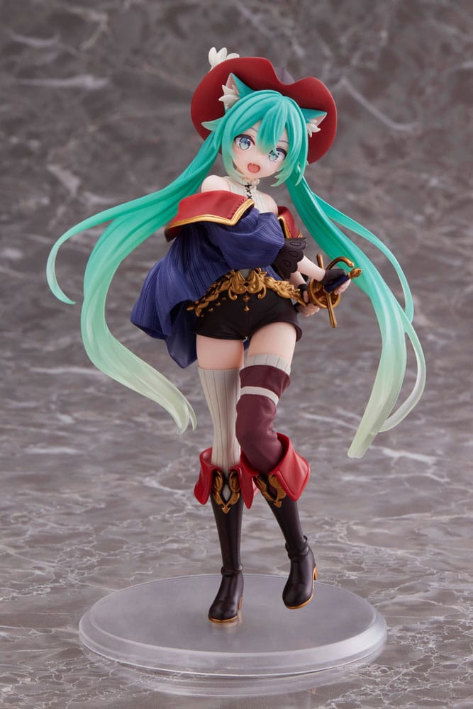 Hatsune Miku PVC Statue Hatsune Miku Wonderland Puss in Boots 18 cm Prizefiguren Yokina