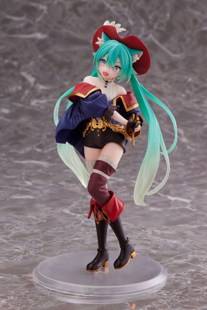 Hatsune Miku PVC Statue Hatsune Miku Wonderland Puss in Boots 18 cm Prizefiguren Yokina