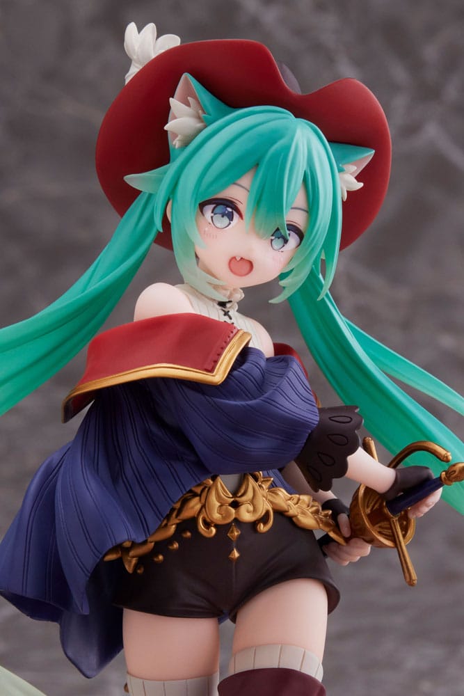 Hatsune Miku PVC Statue Hatsune Miku Wonderland Puss in Boots 18 cm Prizefiguren Yokina