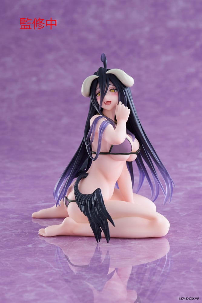 Overlord IV PVC Statue Desktop Albedo Swimsuit Ver. Renewal Edition 13 cm Prizefiguren Yokina