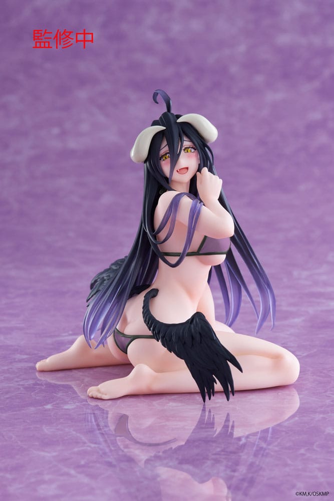 Overlord IV PVC Statue Desktop Albedo Swimsuit Ver. Renewal Edition 13 cm Prizefiguren Yokina