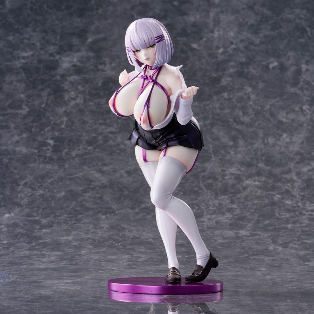 Original Character PVC Statue Silver-haired girl Illustration by Mitsudoue 25 cm Hentai Yokina