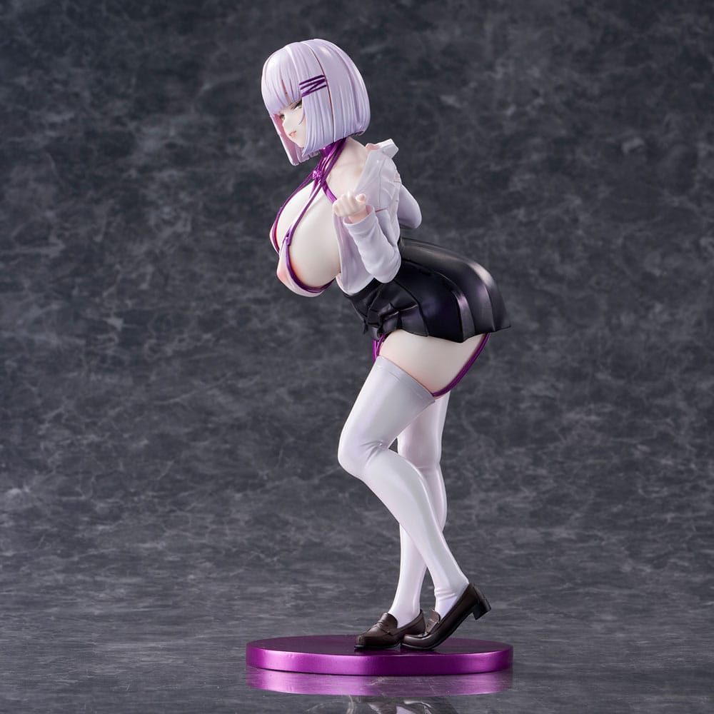 Original Character PVC Statue Silver-haired girl Illustration by Mitsudoue 25 cm Hentai Yokina