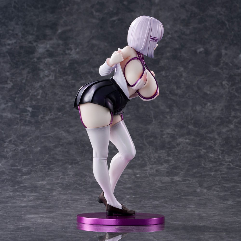 Original Character PVC Statue Silver-haired girl Illustration by Mitsudoue 25 cm Hentai Yokina