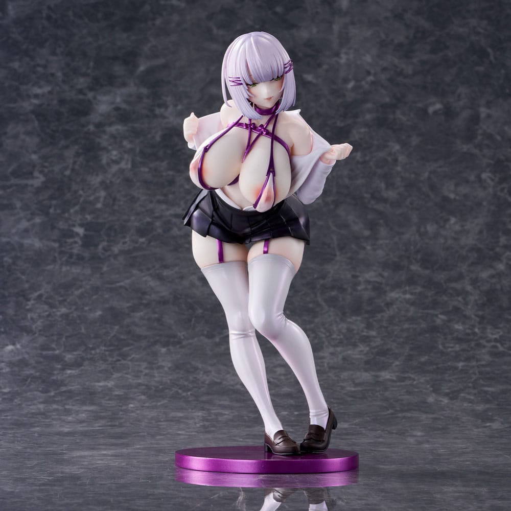Original Character PVC Statue Silver-haired girl Illustration by Mitsudoue 25 cm Hentai Yokina