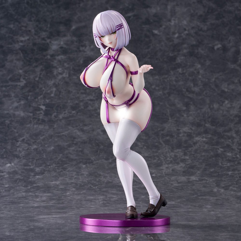 Original Character PVC Statue Silver-haired girl Illustration by Mitsudoue 25 cm Hentai Yokina