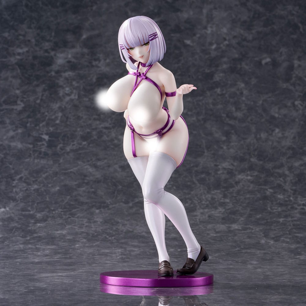 Original Character PVC Statue Silver-haired girl Illustration by Mitsudoue 25 cm Hentai Yokina