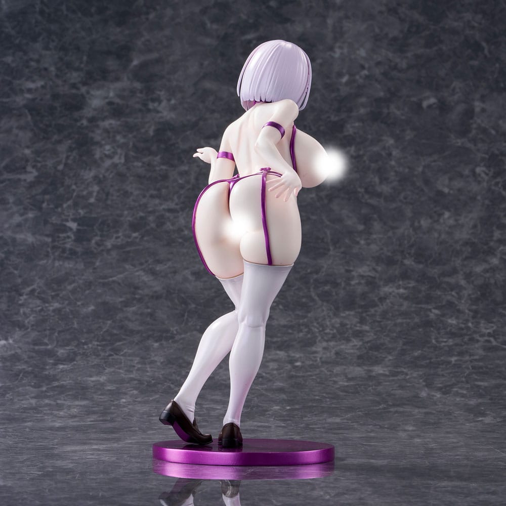 Original Character PVC Statue Silver-haired girl Illustration by Mitsudoue 25 cm Hentai Yokina