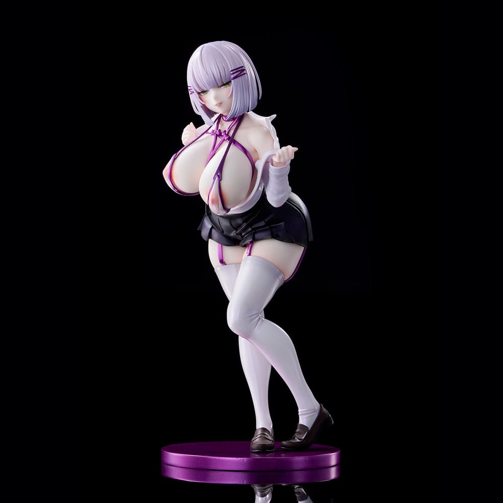 Original Character PVC Statue Silver-haired girl Illustration by Mitsudoue 25 cm Hentai Yokina