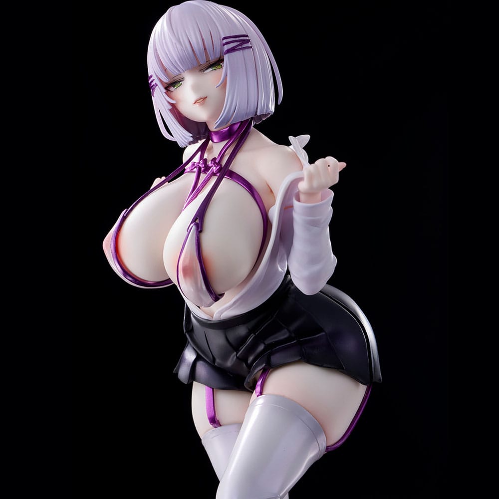 Original Character PVC Statue Silver-haired girl Illustration by Mitsudoue 25 cm Hentai Yokina