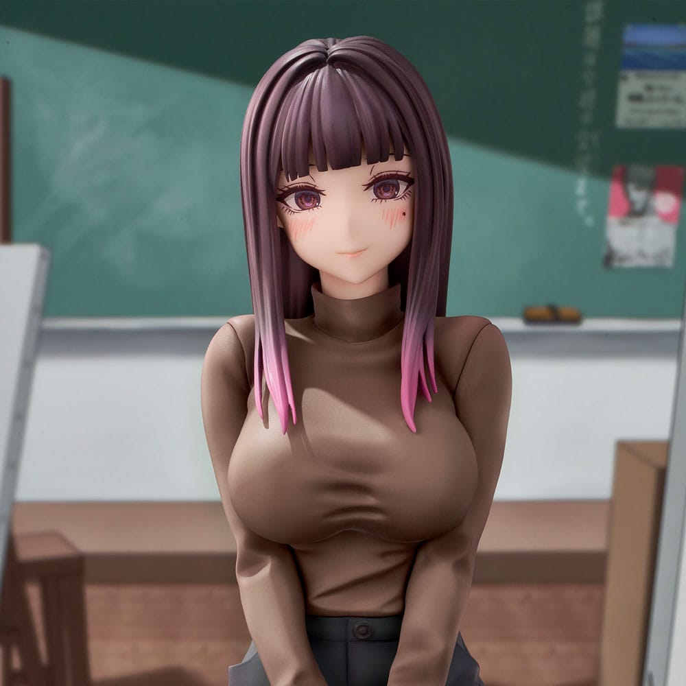 Original Character PVC Statue Reika-sensei of the Art Club Illustrated by Anteiru 22 cm Prizefiguren Yokina