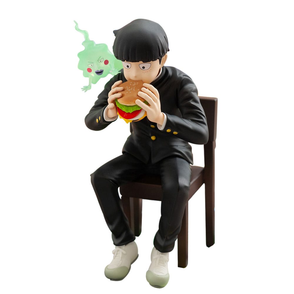 Mob Psycho 100 III x Bunbougu Cafe 2022 PVC Statue Shigeo Kageyama & Ekubo 13 cm Prizefiguren Yokina
