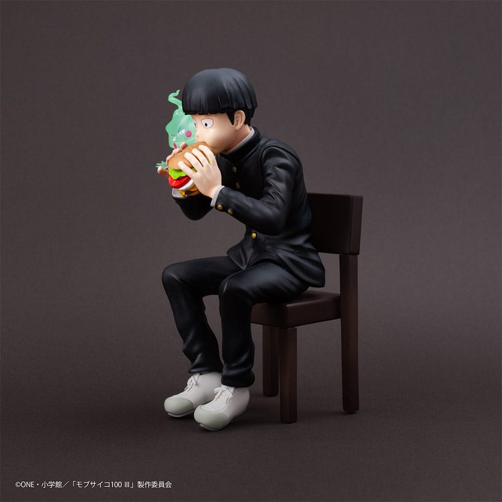 Mob Psycho 100 III x Bunbougu Cafe 2022 PVC Statue Shigeo Kageyama & Ekubo 13 cm Prizefiguren Yokina