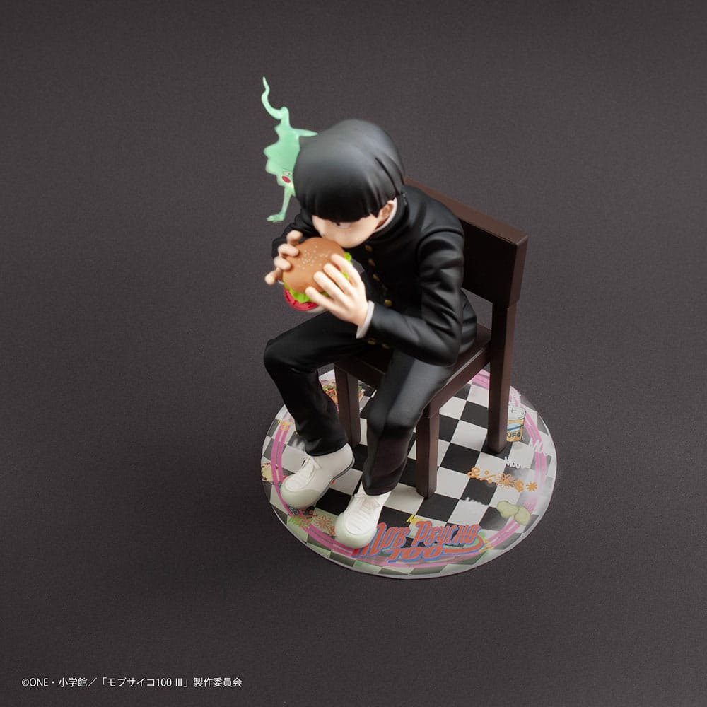 Mob Psycho 100 III x Bunbougu Cafe 2022 PVC Statue Shigeo Kageyama & Ekubo 13 cm Prizefiguren Yokina