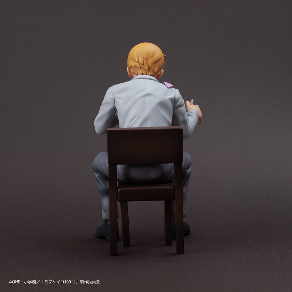 Mob Psycho 100 III x Bunbougu Cafe 2022 PVC Statue Arataka Reigen 14 cm Prizefiguren Yokina