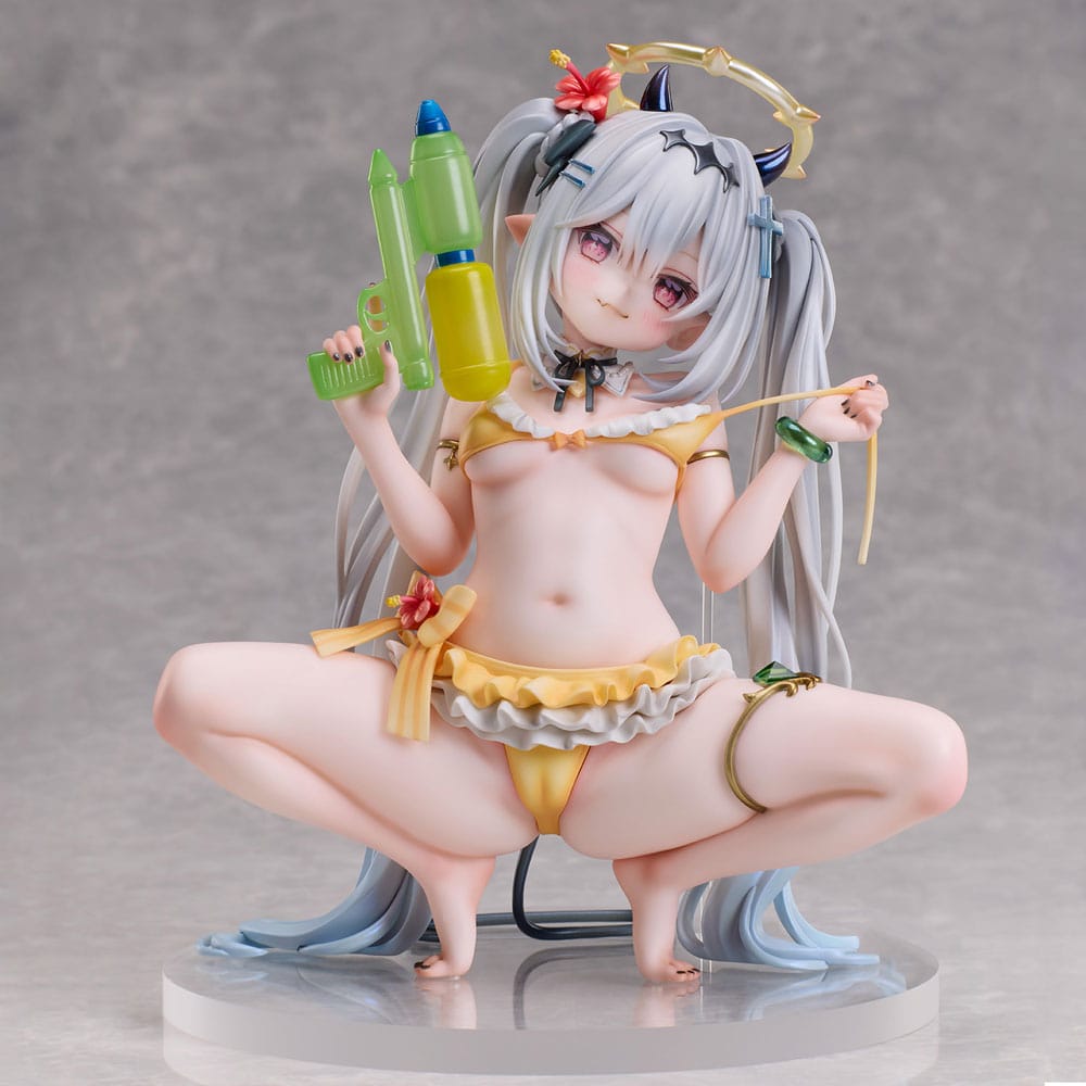 Original Character PVC Statue 1/6 Silver-Haired Girl Illustrated by Chihiro 18 cm Scalefiguren Yokina