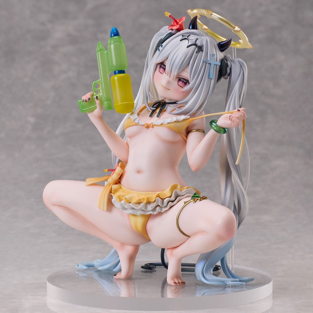 Original Character PVC Statue 1/6 Silver-Haired Girl Illustrated by Chihiro 18 cm Scalefiguren Yokina