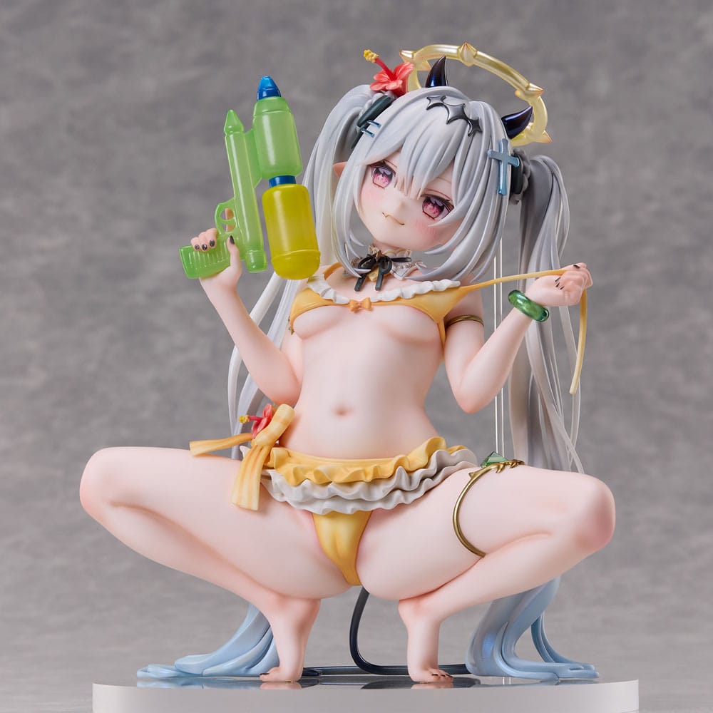 Original Character PVC Statue 1/6 Silver-Haired Girl Illustrated by Chihiro 18 cm Scalefiguren Yokina