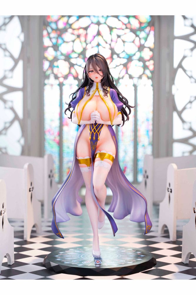 Original Character PVC Statue 1/6 The Nun Prayer Petrone Illustration by Ogre 29 cm Hentai Yokina