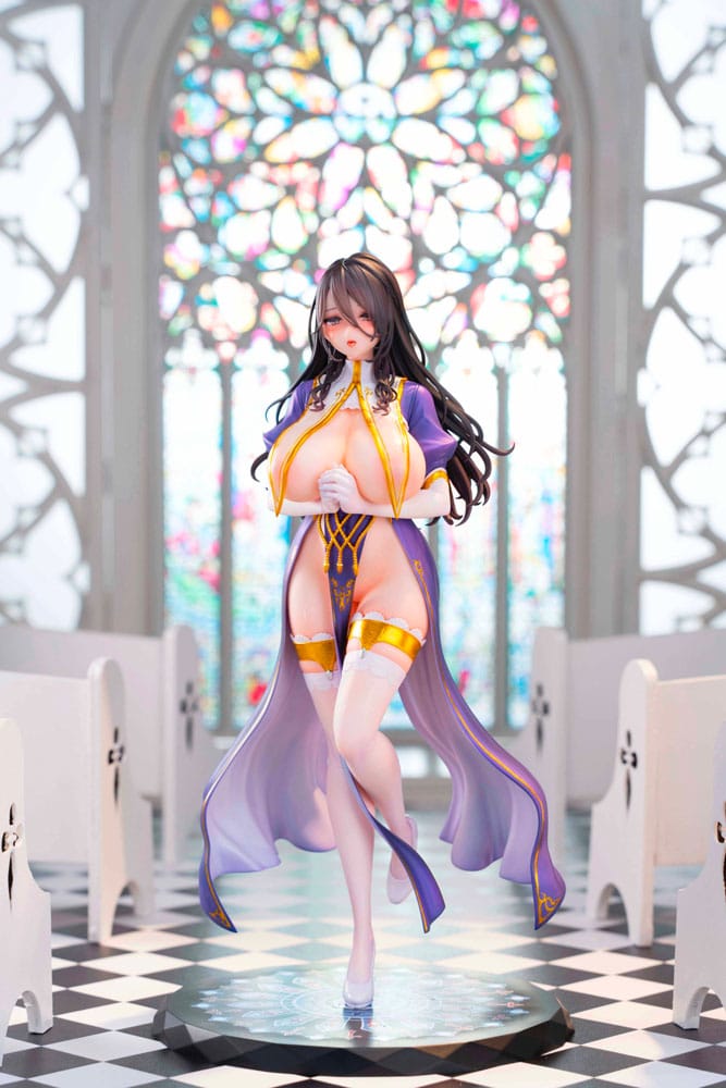 Original Character PVC Statue 1/6 The Nun Prayer Petrone Illustration by Ogre 29 cm Hentai Yokina