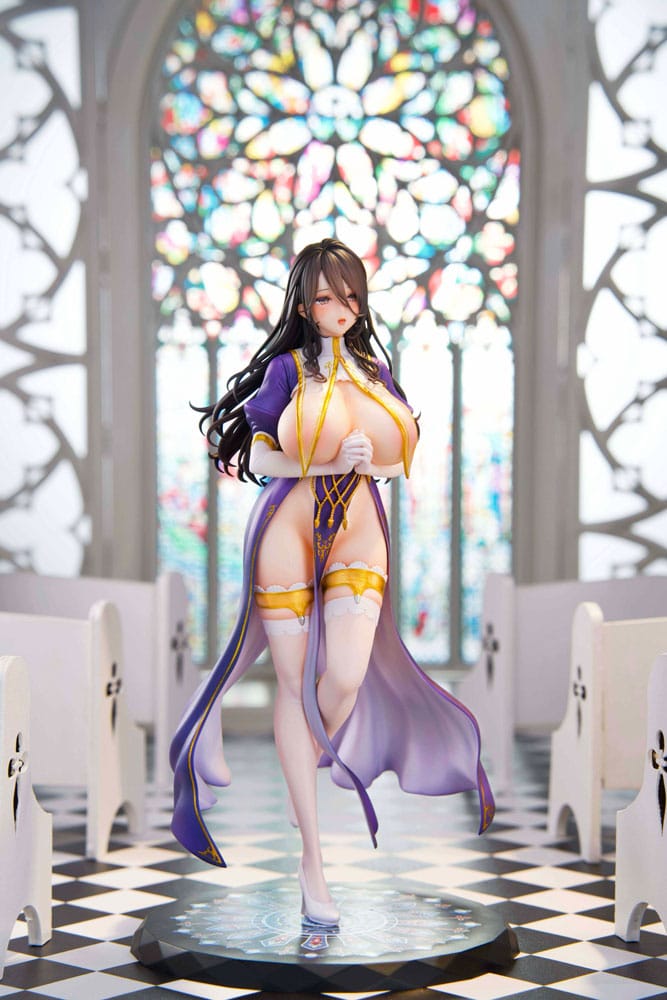 Original Character PVC Statue 1/6 The Nun Prayer Petrone Illustration by Ogre 29 cm Hentai Yokina