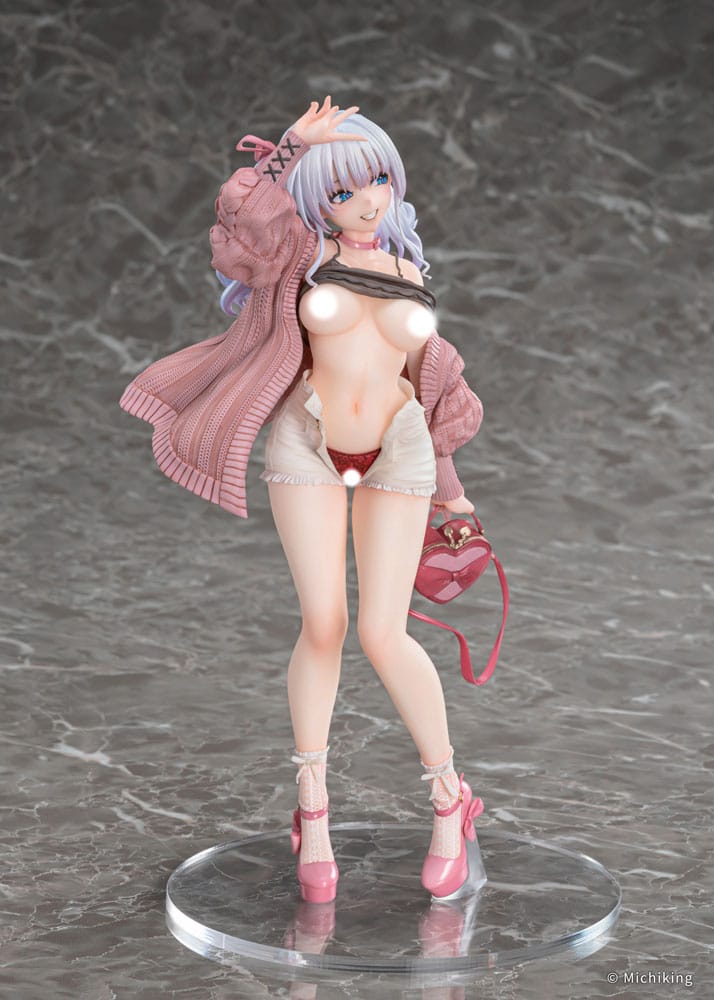 Original Character PVC Statue 1/6 Shion Passion Pink Illustration by Michiking 27 cm Hentai Yokina