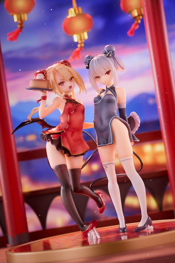 Original Character PVC Statuen 1/8 Tamano Kedama Tiffany & Chloe 16 cm Hentai Yokina