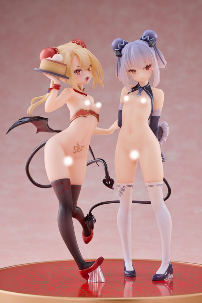 Original Character PVC Statuen 1/8 Tamano Kedama Tiffany & Chloe 16 cm Hentai Yokina