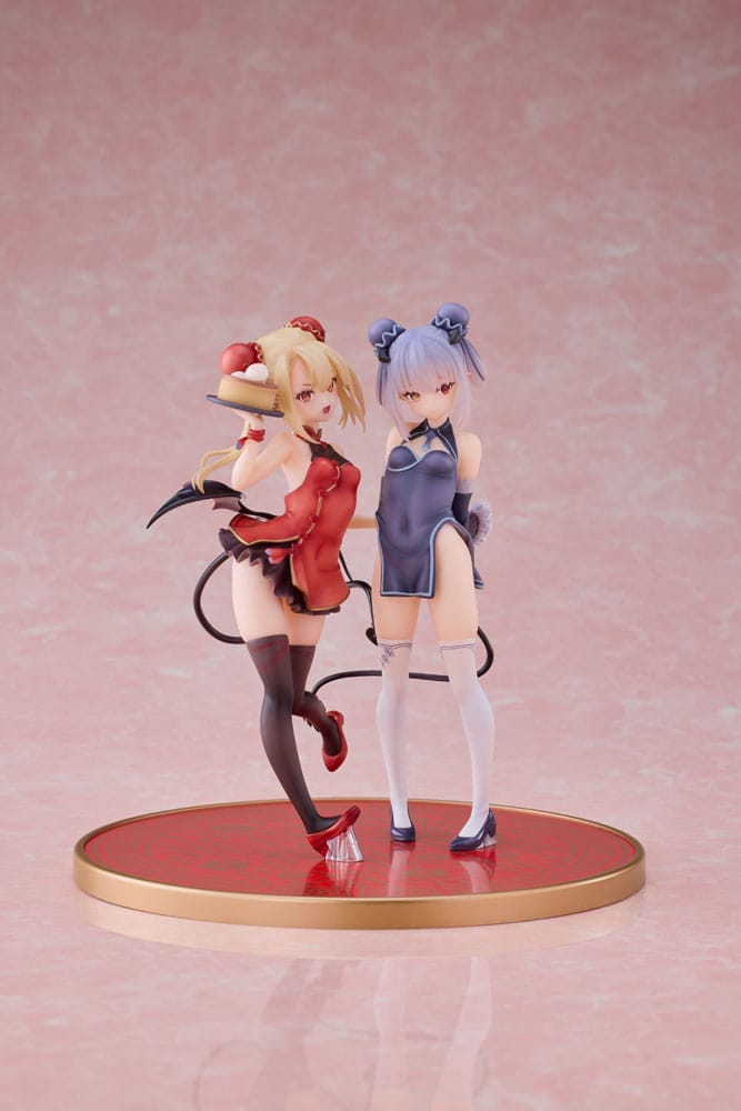 Original Character PVC Statuen 1/8 Tamano Kedama Tiffany & Chloe 16 cm Hentai Yokina
