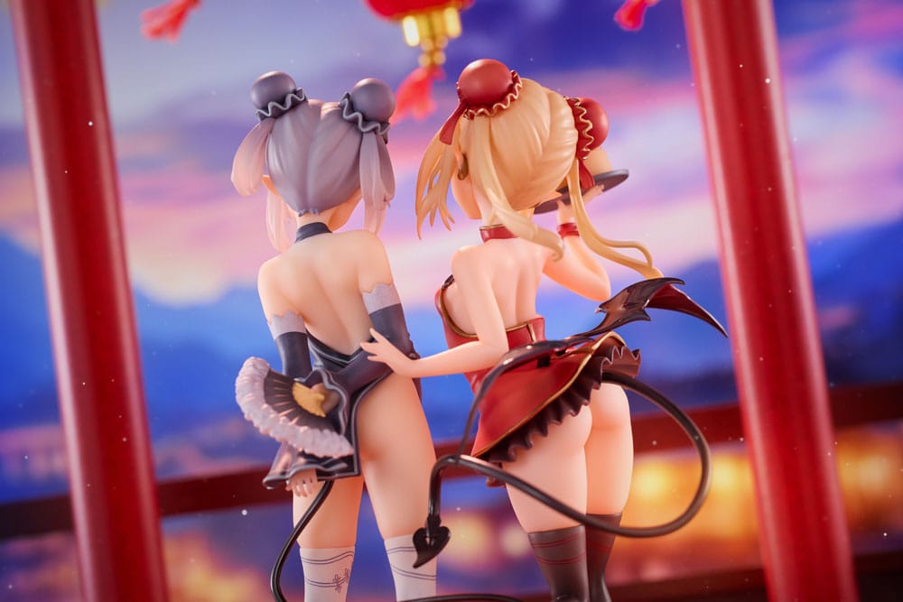 Original Character PVC Statuen 1/8 Tamano Kedama Tiffany & Chloe 16 cm Hentai Yokina
