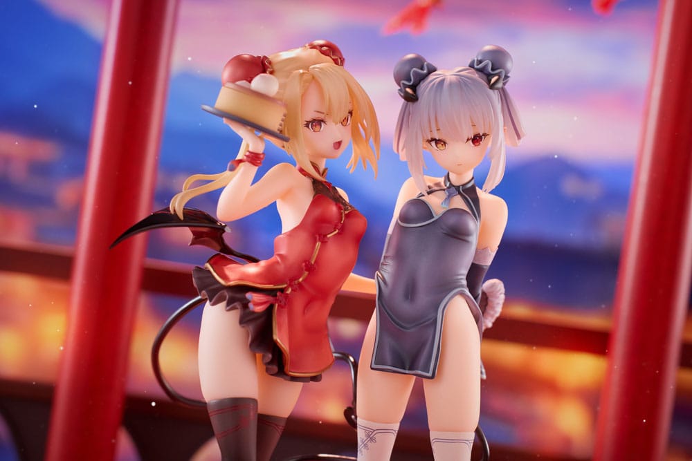 Original Character PVC Statuen 1/8 Tamano Kedama Tiffany & Chloe 16 cm Hentai Yokina