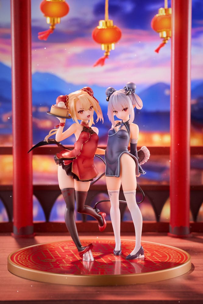 Original Character PVC Statuen 1/8 Tamano Kedama Tiffany & Chloe 16 cm Hentai Yokina