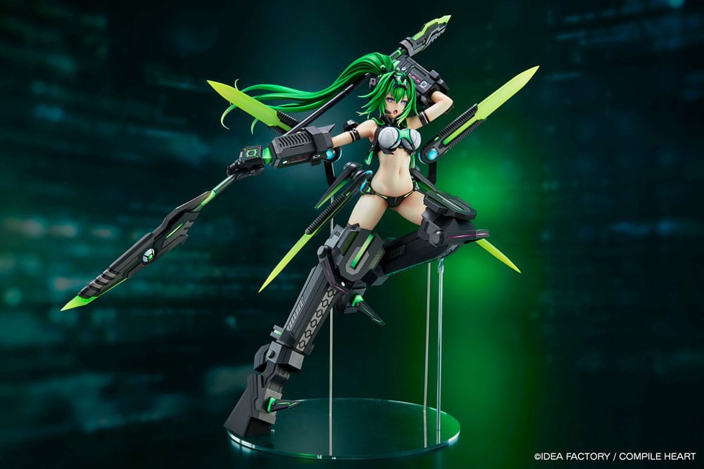 New Dimension Game Neptunia VII PVC Statue 1/7 Next Green 38 cm Scalefiguren Yokina