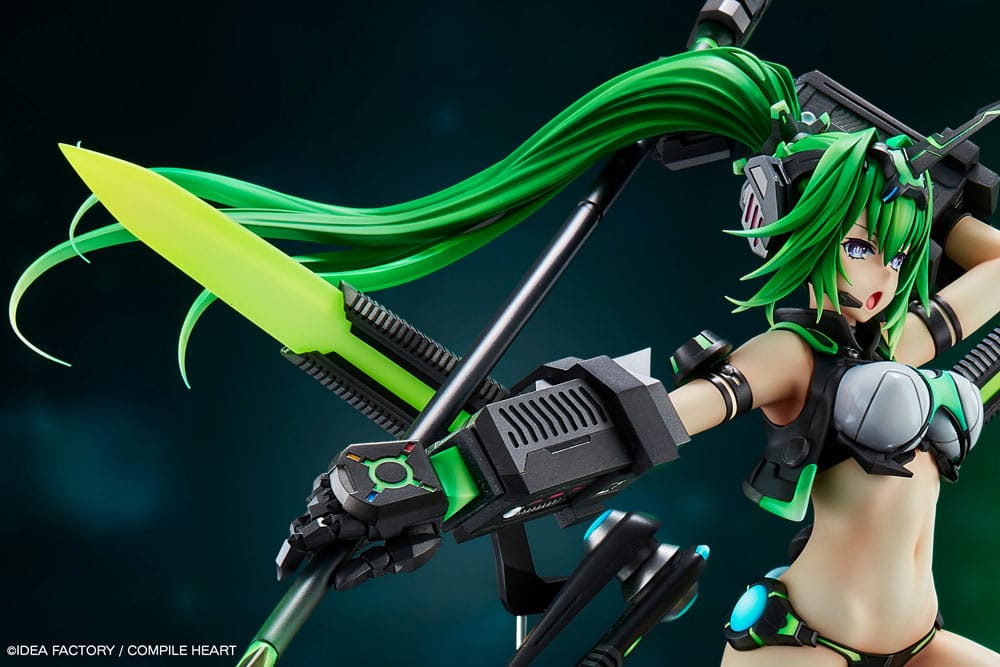 New Dimension Game Neptunia VII PVC Statue 1/7 Next Green Limited Edition 38 cm Scalefiguren Yokina