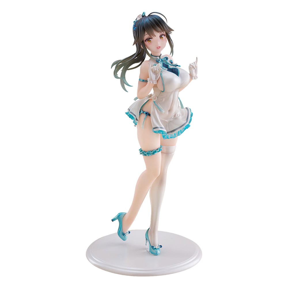 Avian Romance Pink Label 5 PVC Statue 1/6 Ponytail Girl: Qipao 29 cm Scalefiguren Yokina