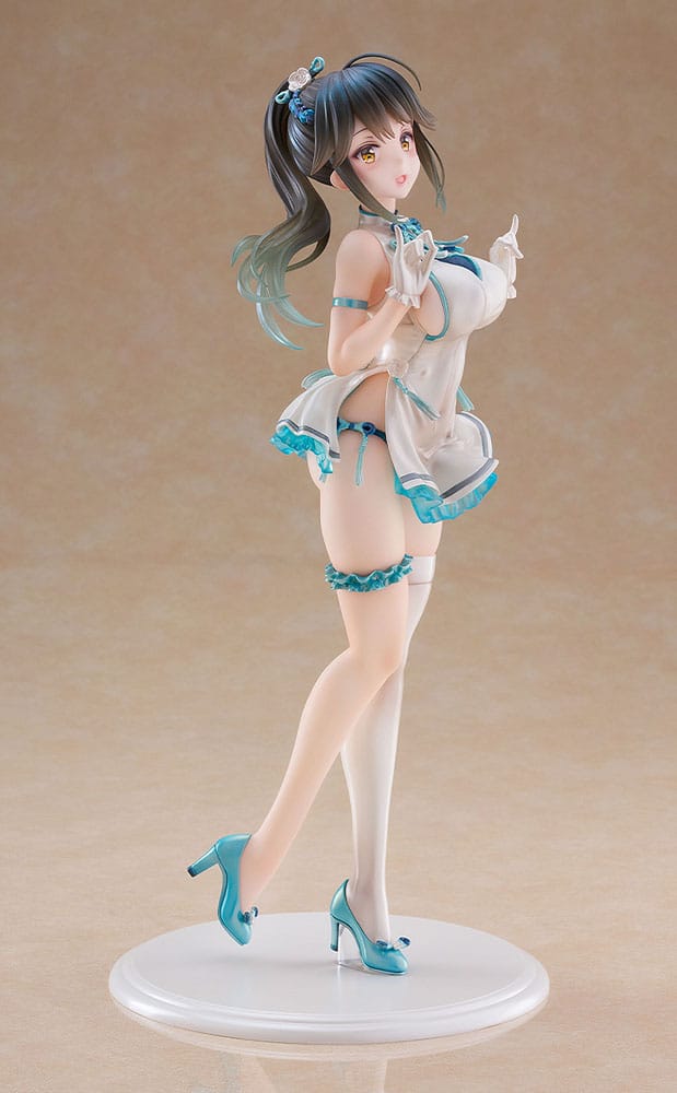 Avian Romance Pink Label 5 PVC Statue 1/6 Ponytail Girl: Qipao 29 cm Scalefiguren Yokina