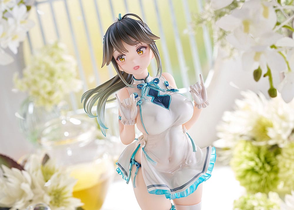 Avian Romance Pink Label 5 PVC Statue 1/6 Ponytail Girl: Qipao 29 cm Scalefiguren Yokina
