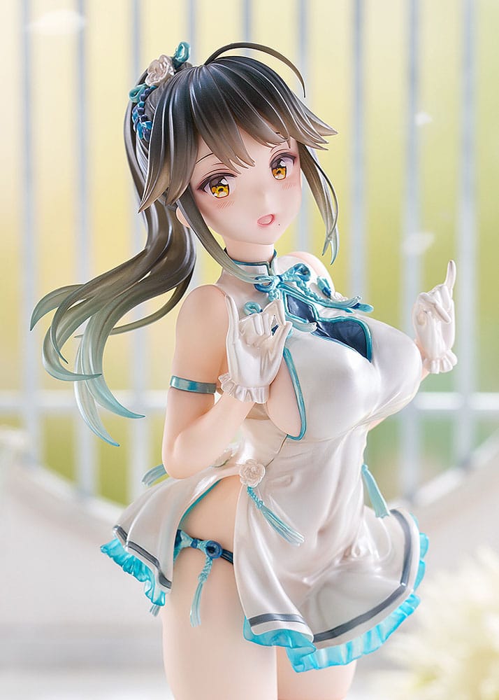 Avian Romance Pink Label 5 PVC Statue 1/6 Ponytail Girl: Qipao 29 cm Scalefiguren Yokina