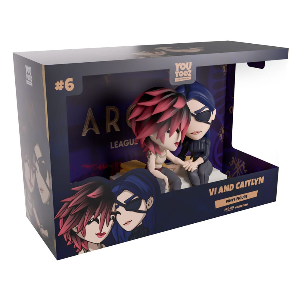 League of Legends: Arcane Vinyl Figuren 2er-Pack Vi & Caitlyn 11 cm Prizefiguren Yokina