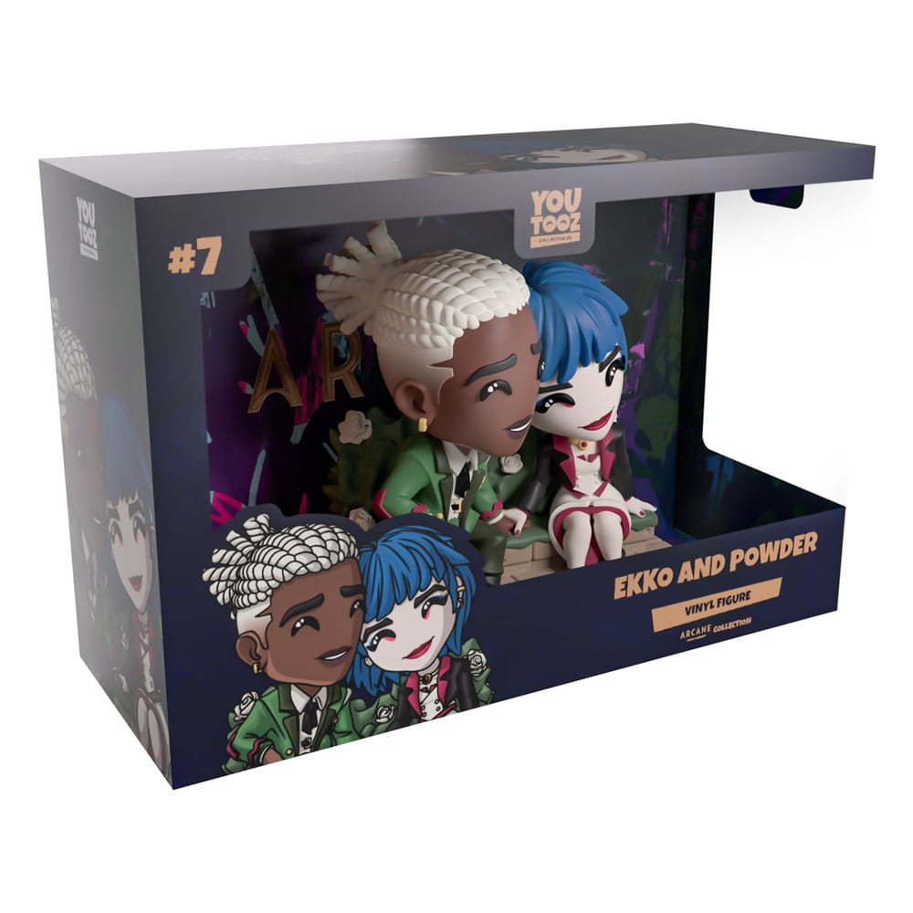 League of Legends: Arcane Vinyl Figuren 2er-Pack Ekko & Powder 11 cm Prizefiguren Yokina