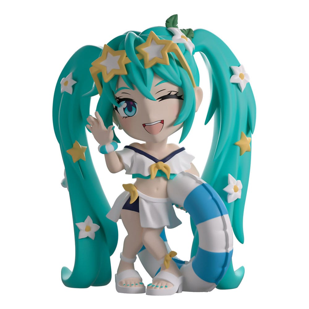 Hatsune Miku Vinyl Figur Summer Style Miku 12 cm Prizefiguren Yokina
